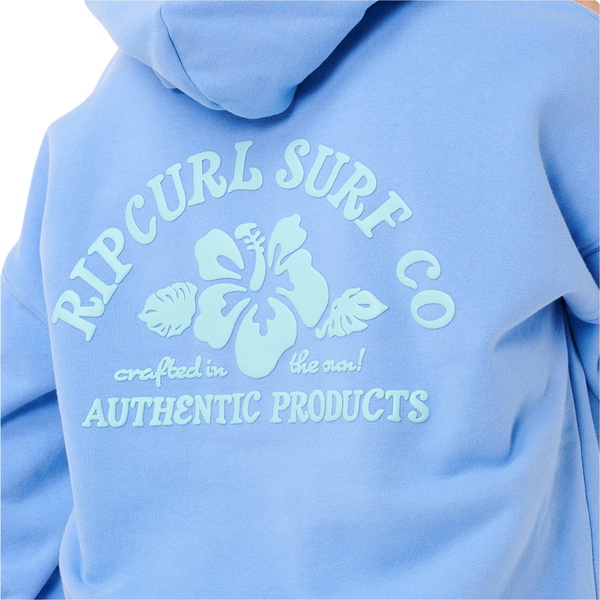 2026 Rip Curl Womens Surf Puff Heritage Hoodie 0A0WFL - Cornflower Blue
